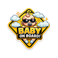 "Baby On Board" Car Sticker