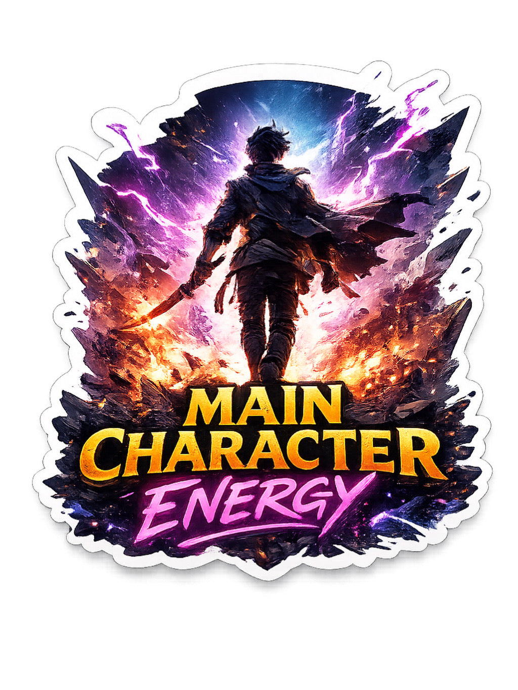 "Main Character Energy" Sticker