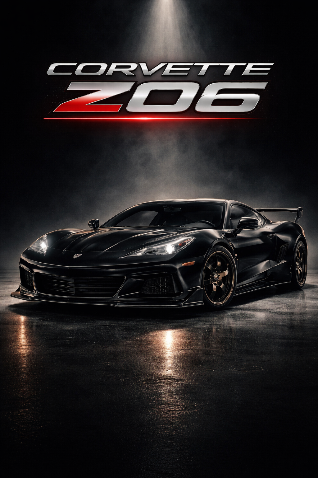 Corvette Z06 Sports Car Poster - 24 inch x 36 inch