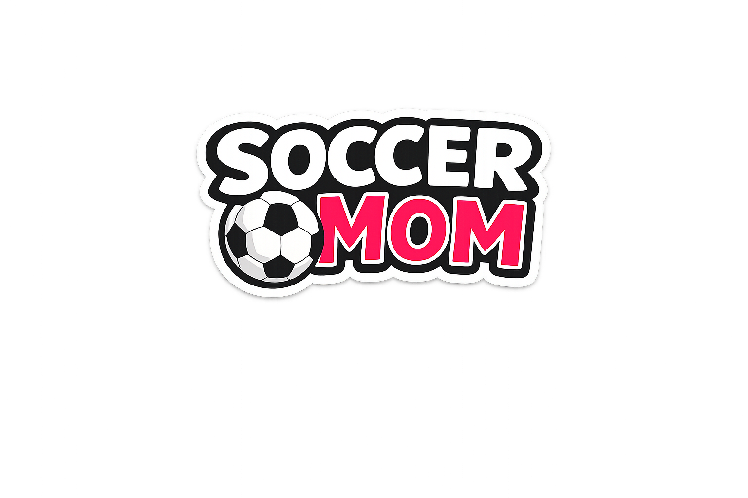 "Soccer Mom" Sticker